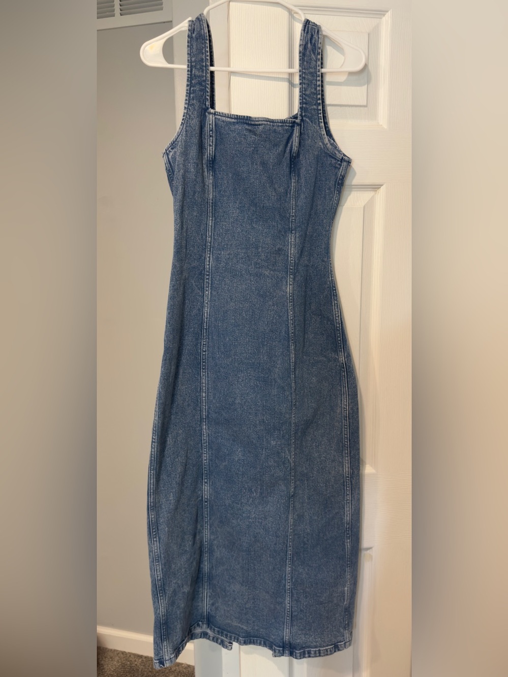 Abercrombie & Fitch Denim Midi Dress